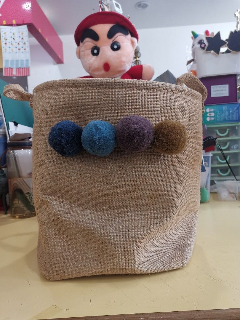 Kaison Linen Stylish Design Laundry Basket Laundry Bag, Furniture