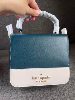 Kate Spade Staci Square CrossbodyPeacock Sapphire Multi