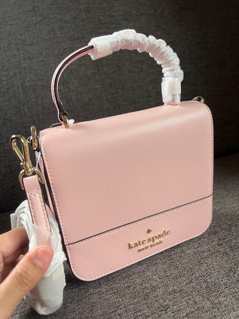 Kate Spade Staci Square Crossbody Chalk Pink