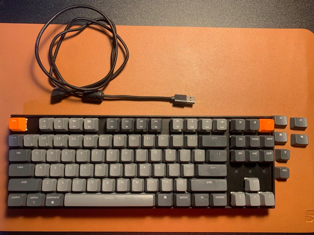 Keychron K8 Keyboard white backlight, Computers & Tech, Parts