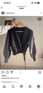 Kimono Knit Cardigan / Wrap Top