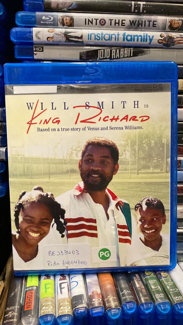 King Richard Blu Ray (used) 20, TV & Home Appliances, TV