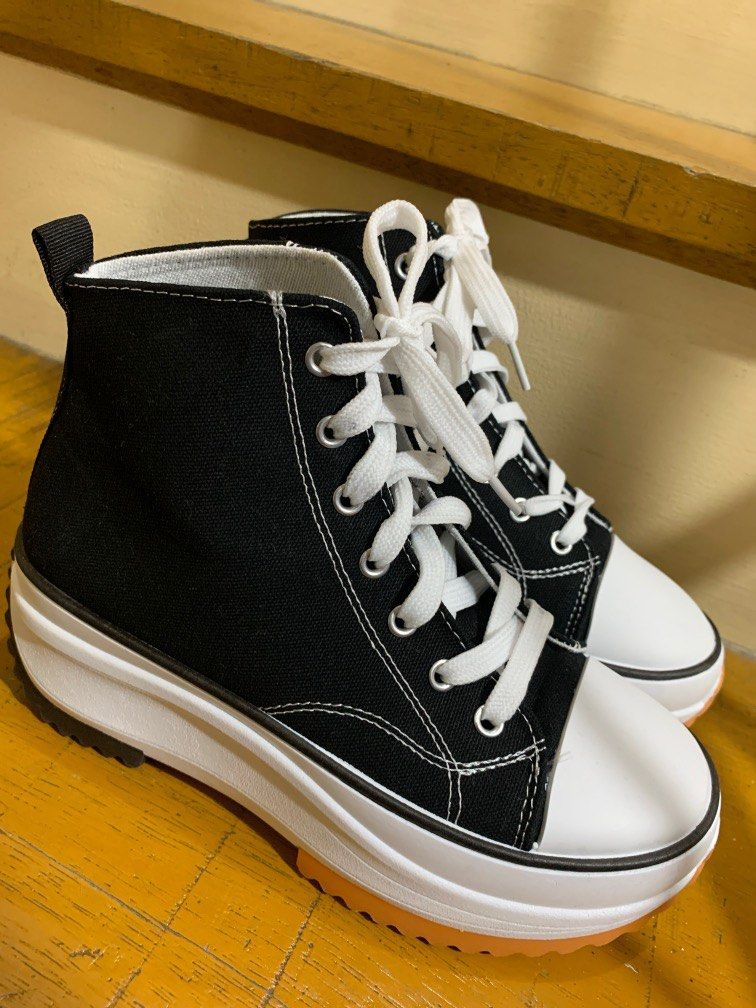 Korean High Cut Fashionable Sneakers Women s Fashion Footwear