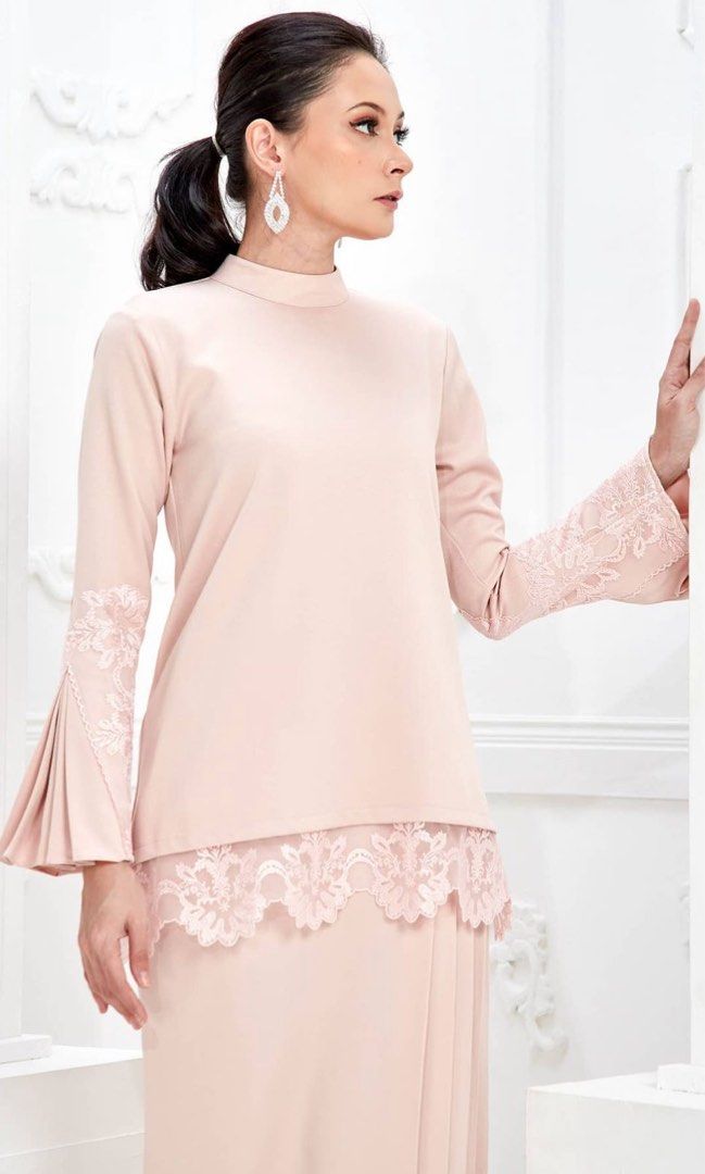 Kurung moden hotsell lace