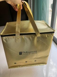 Large Paradise Group Cooler Bag Gold