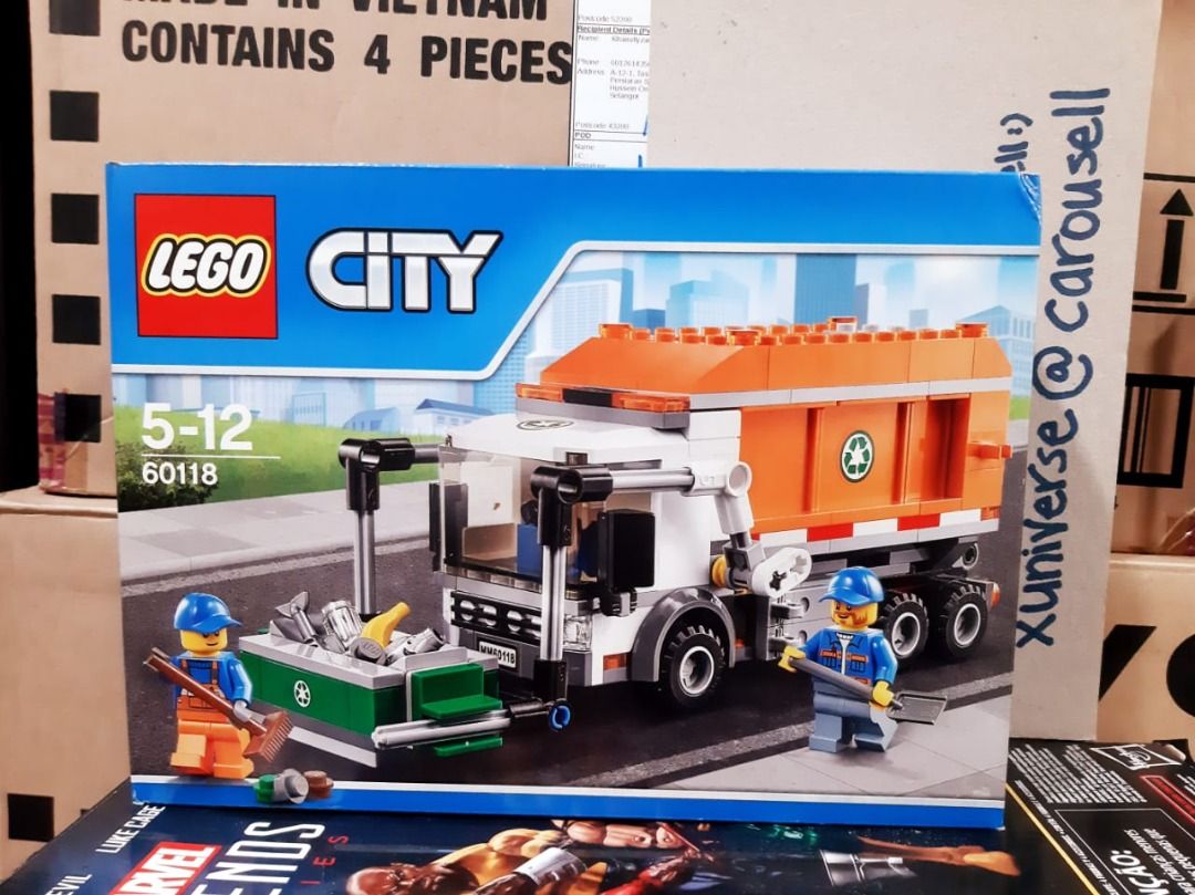 LEGO Bricks City 60118 GARBAGE TRUCK Construction exclusive