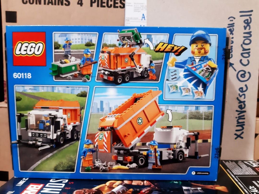 Lego 60118 city hotsell garbage truck
