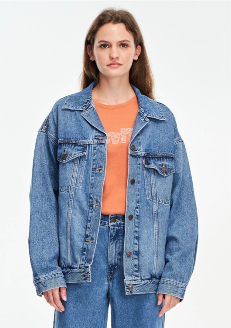 Levi's dad sports trucker jacket new arrivals