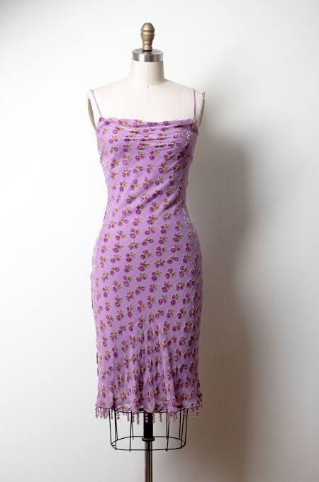 dress like the 90s hip hop Vintage 90s Betsey Johnson Velvet Halter Neck Dress main image 1