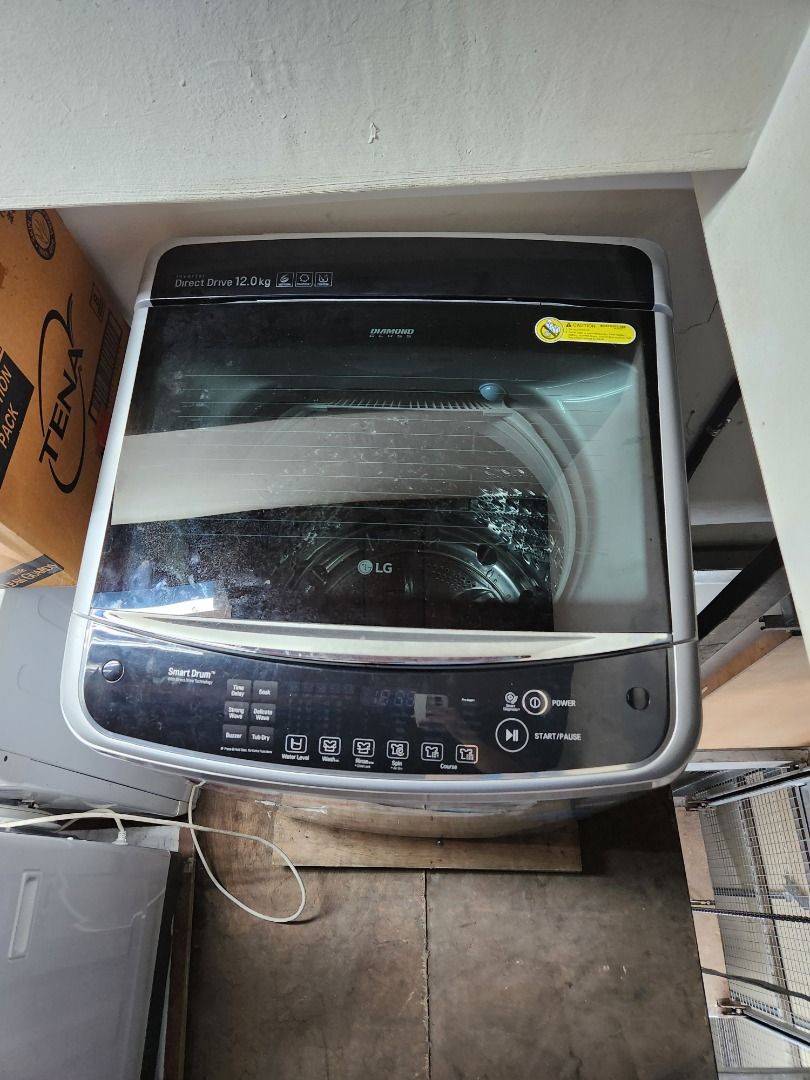 LG Top Load Washer 12kg WFT1271DD, TV & Home Appliances, Washing