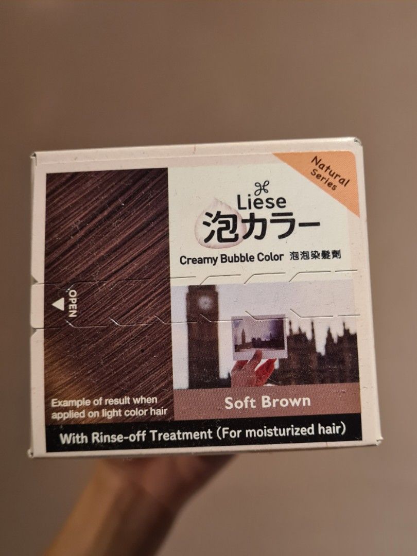 Liese Creamy Bubble Color Soft Brown, Beauty & Personal Care, Hair on