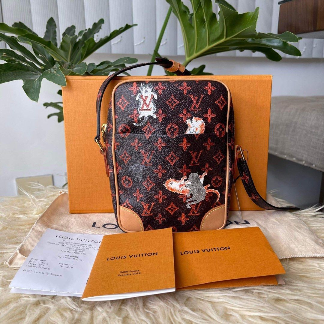 LV Catogram Neverfull, Luxury, Bags & Wallets on Carousell