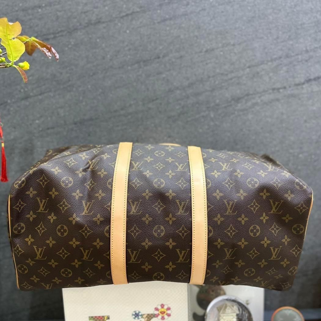 100% Authentic! LOUIS VUITTON Monogram keepall 50 Travel BAG! $2,600