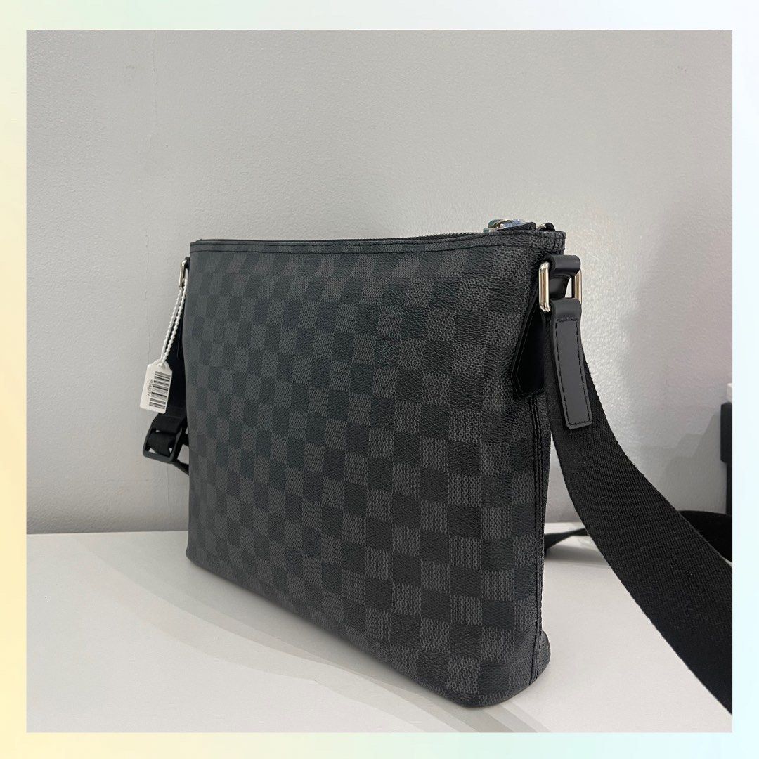 Louis Vuitton Mick PM in Damier Graphite Messenger Bag, Luxury, Bags