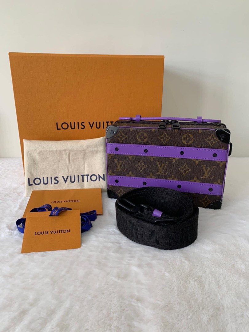 Louis Vuitton Handle Soft Trunk Monogram Macassar Brown/Purple in Coated  Canvas/Cowhide Leather with Black-tone - US