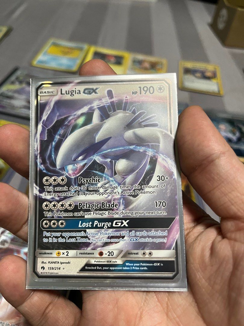  Lugia GX - 159/214 - Ultra Rare : Toys & Games