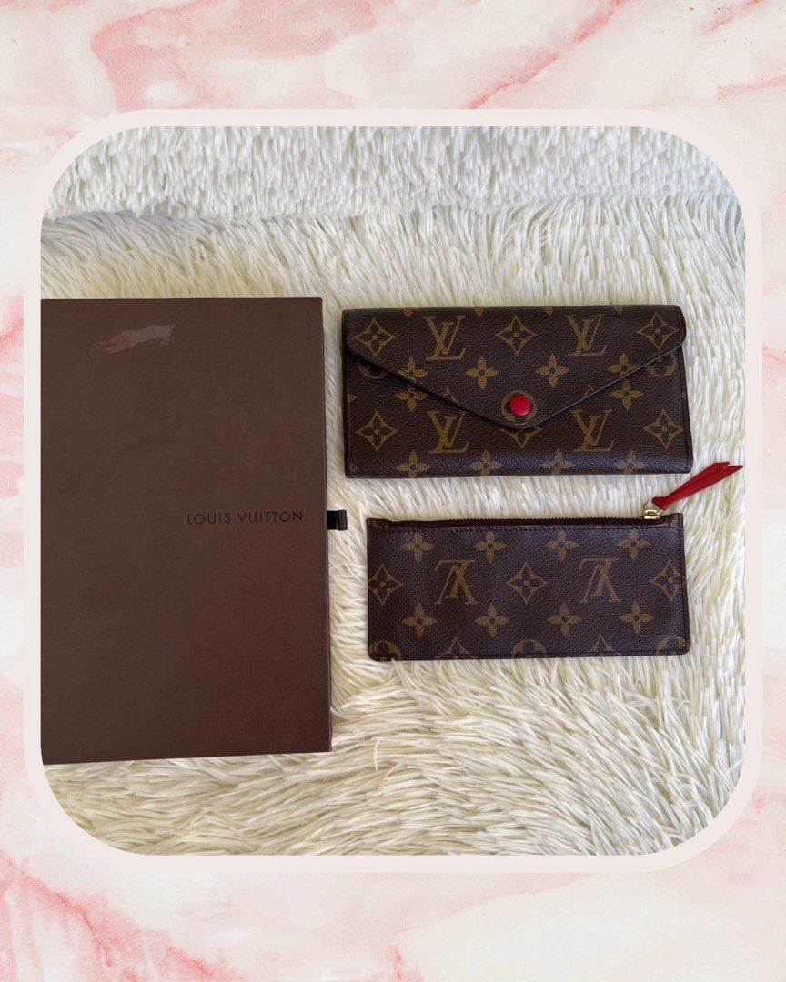 LOUIS VUITTON Damier Long Snap Wallet W/ 3 Inserts at 1stDibs