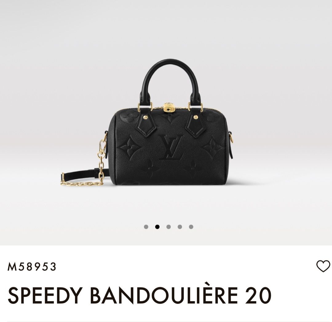 Speedy bandouliere 40, Luxury, Bags & Wallets on Carousell