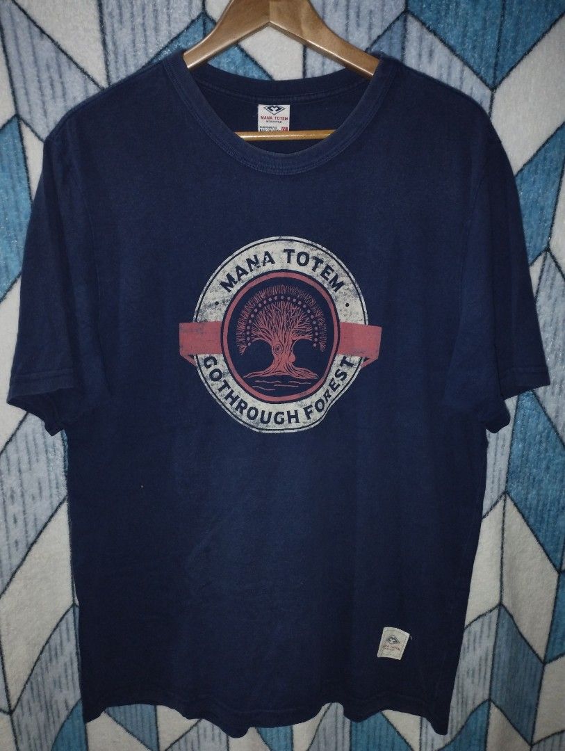 Mana Totem Retro style Tshirt, Men's Fashion, Tops & Sets, Tshirts ...