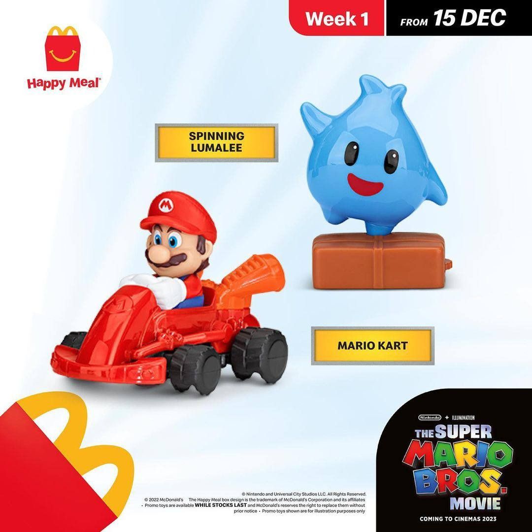 Mcdonalds mario hot sale kart