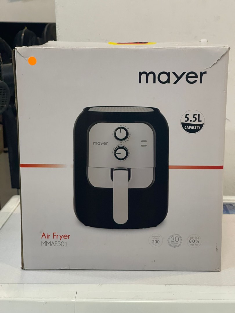 Mayer 5.5L Air Fryer MMAF501 Display Set 45, TV & Home Appliances