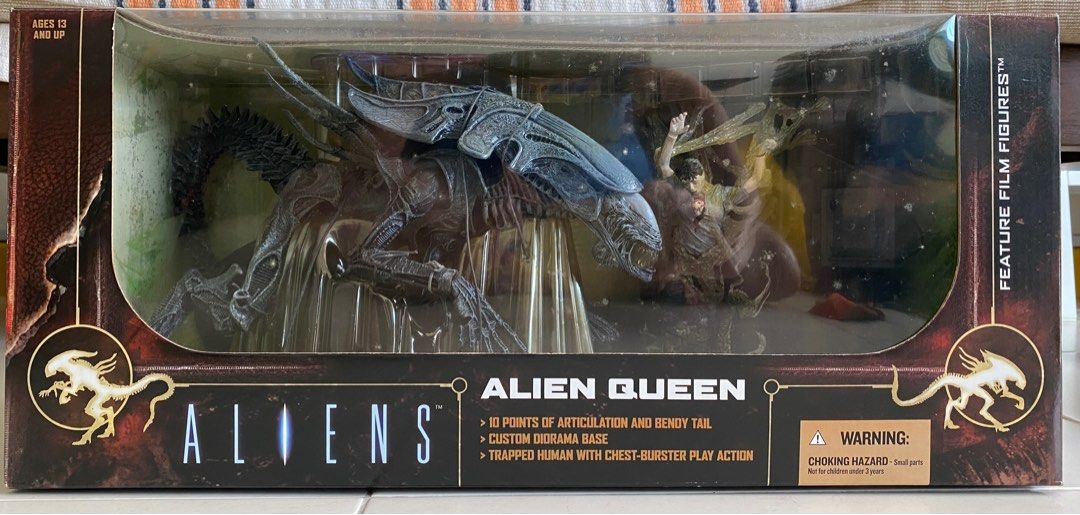 Mcfarlane Movie Maniacs 6 Aliens Alien Queen Deluxe Boxed Set Feature Film Figures 