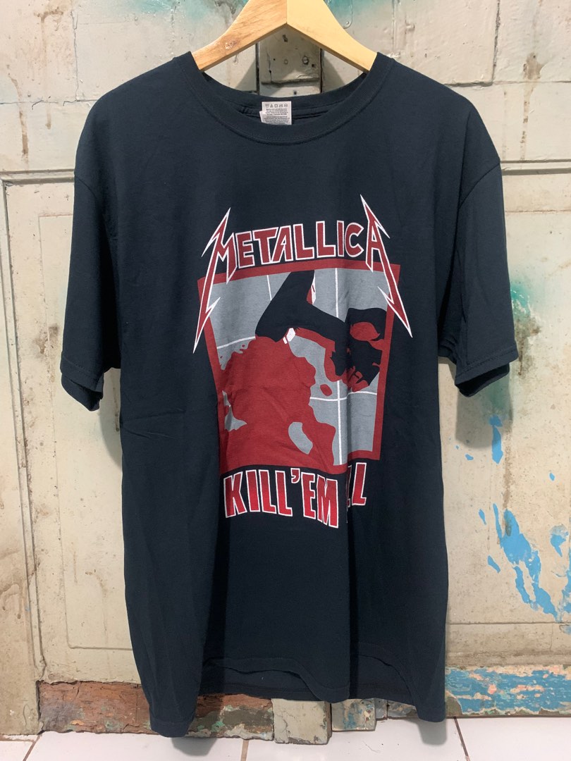 METALLICA KILL THEM ALL T-SHIRT | KAOS BAND | KAOS BAND ORIGINAL ...
