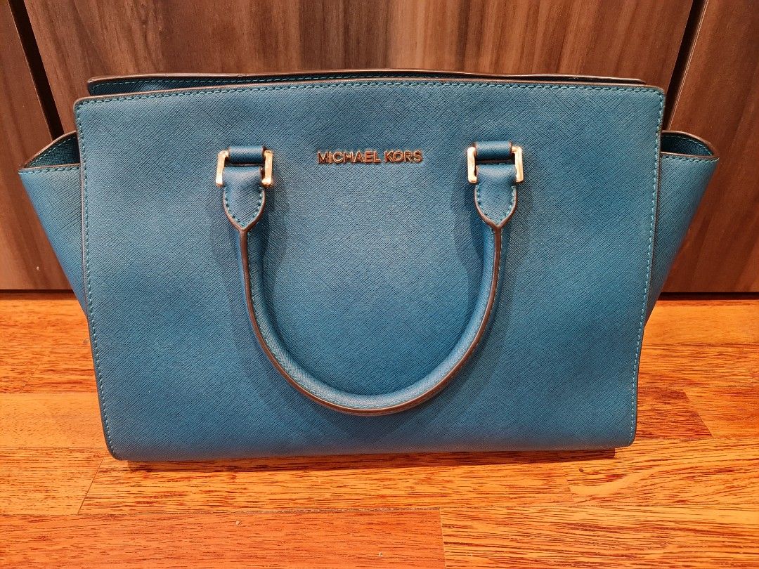 Michael kors selma saffiano large online