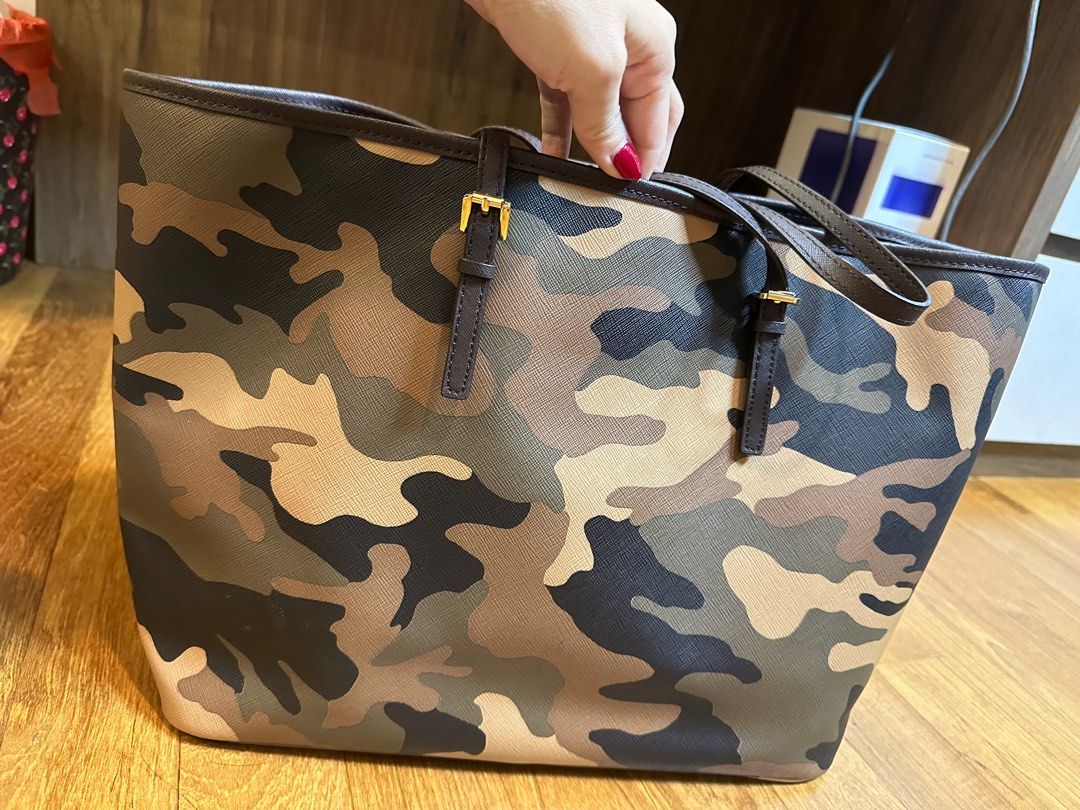 Michael Kors tote bag special edition camo design Luxury Bags Wallets on Carousell