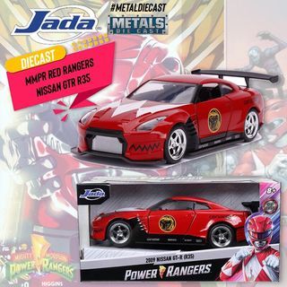 MMPR RED RANGERS Nissan GTR R35