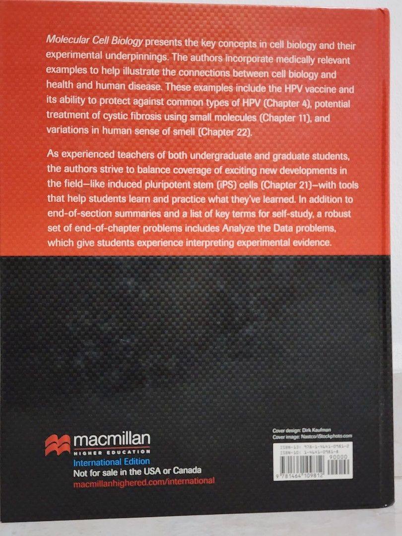 Molecular Cell Biology 7th Edition, Hobbies & Toys, Books & Magazines ...