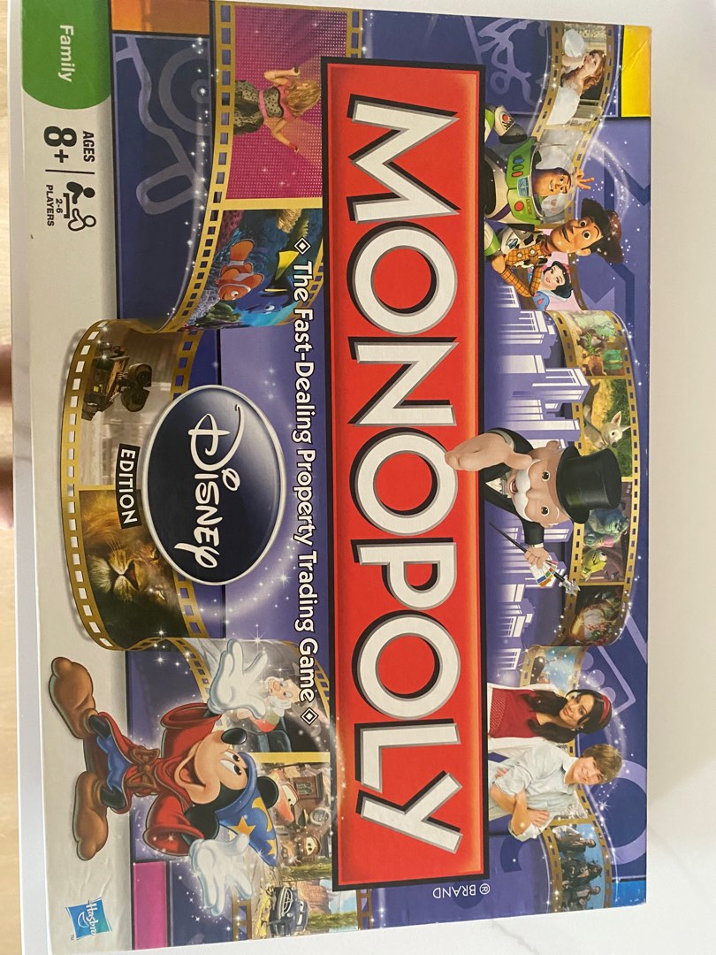 Monopoly Disney Edition, Hobbies & Toys, Toys & Games on Carousell