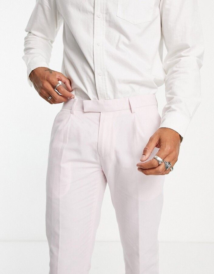 Moss bros linen trousers new arrivals