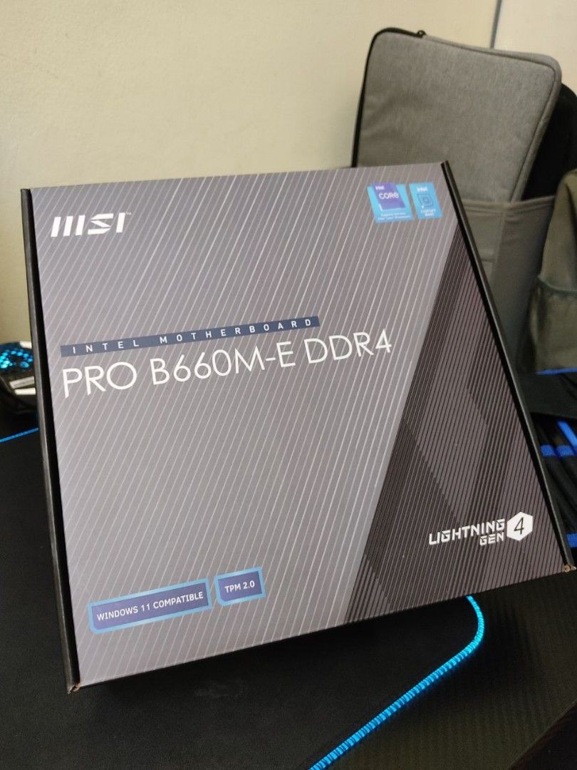MSI PRO B660M-E DDR4, Computers  Tech, Parts  Accessories, Computer Parts  on Carousell