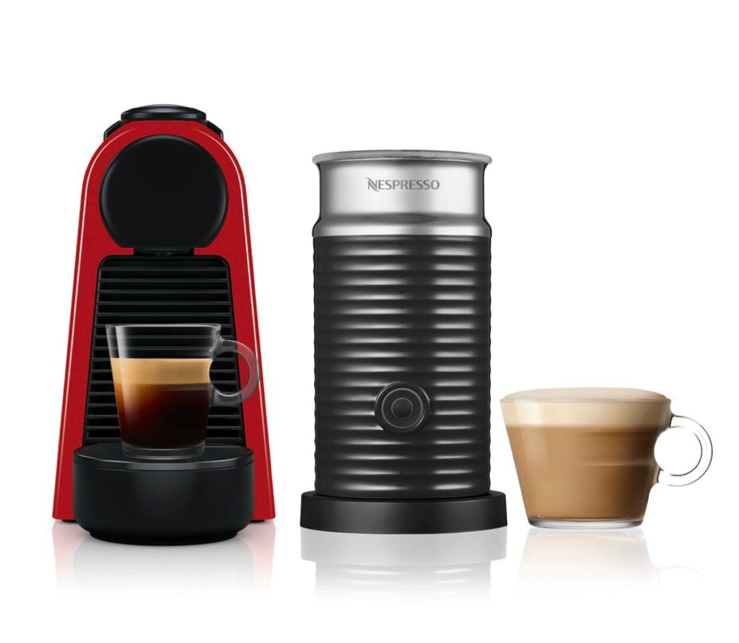 Nespresso Essenza Mini & Aeroccino3 + FREE 14pc capsules, TV & Home