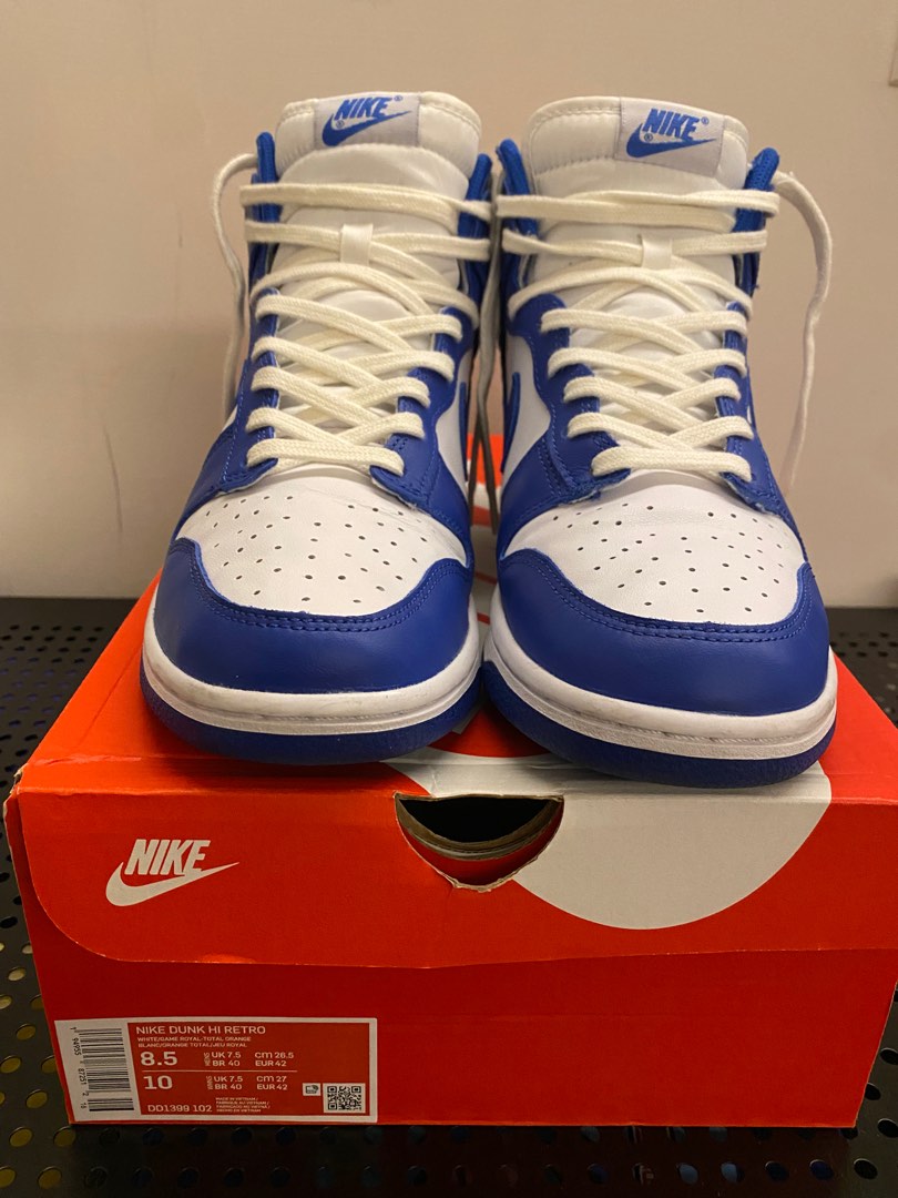 Nike Dunk Hi Game Royal 肯塔基藍 DD1399-102