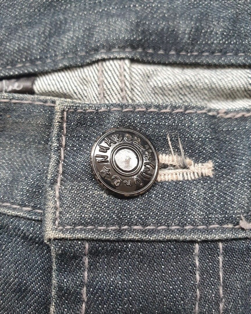 Number (N)ine Nine bootcut jeans celana cutbray - not comme des garcons ...