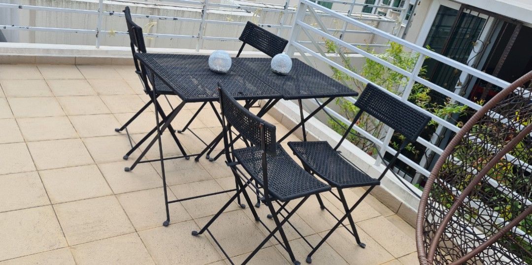 Old outdoor furniture and swing, Furniture & Home Living, Outdoor