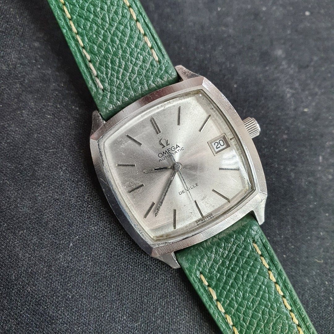Omega De Ville Square Automatic Vintage Watch 34mm Luxury