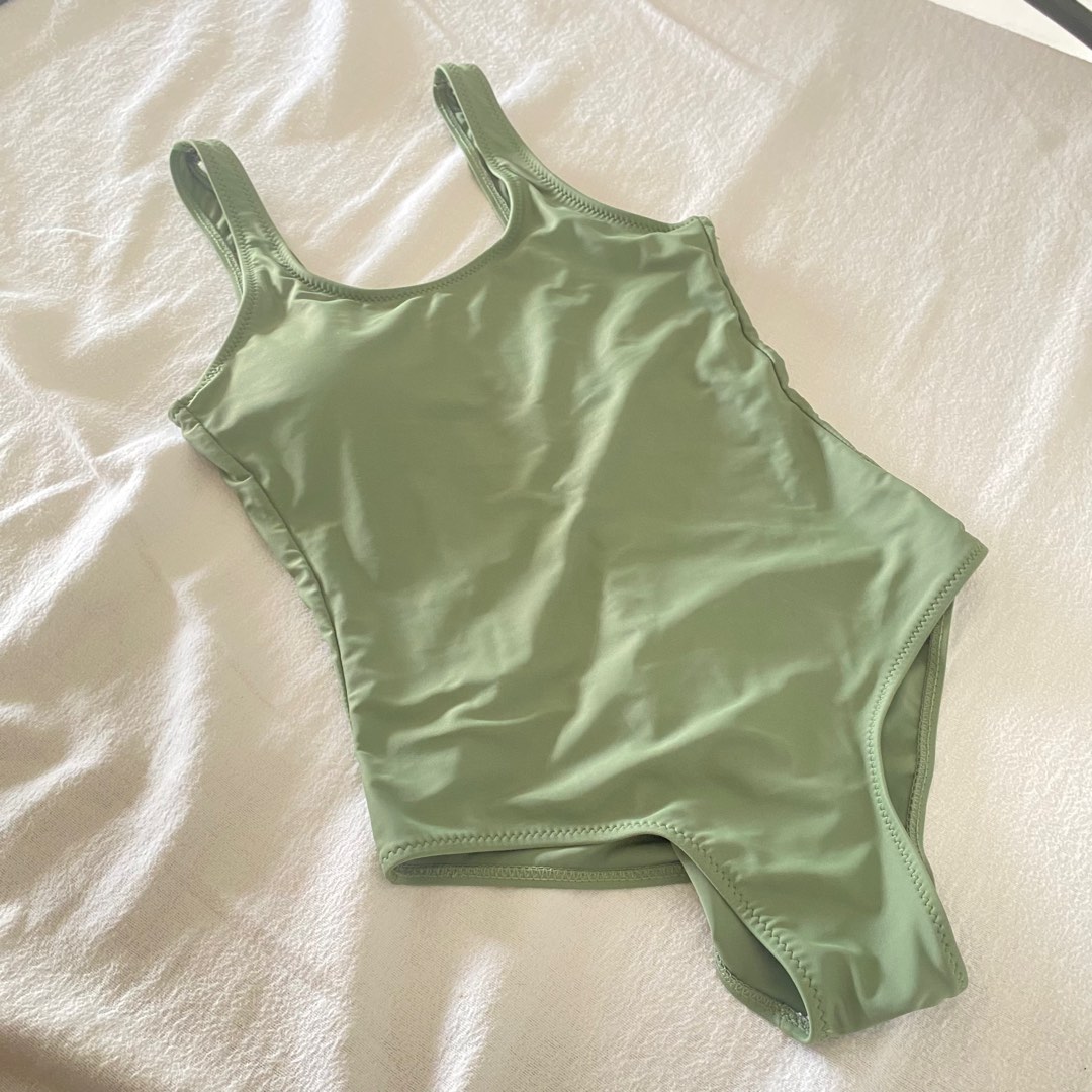 Onepiece Olive Green swimsuit, Women's Fashion, Swimwear, Bikinis