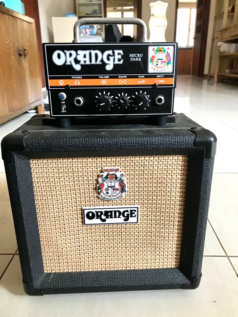 Orange Micro Dark Amp & Speaker, Hobbies & Toys, Music & Media, Musical Instruments on Carousell
