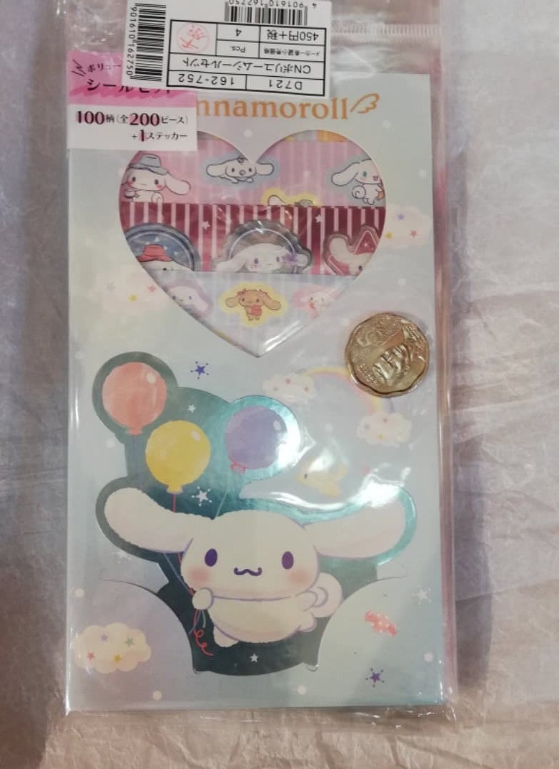 Japan Sanrio - Cinnamoroll Stickers & Case Set — USShoppingSOS