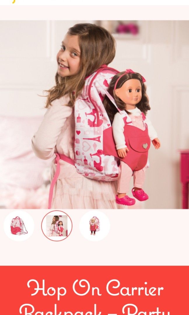 Our Generation Backpack/ Doll Carrier, Babies & Kids, Babies & Kids