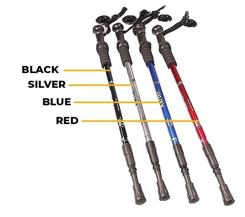 OUTDOORS TREKKING POLES HIKING STICK WALKING POLE EXTENDABLE UP TO