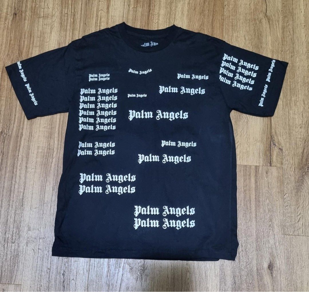 Palm Angels T shirt Black Authentic, Men's Fashion, Tops & Sets, Tshirts &  Polo Shirts on Carousell