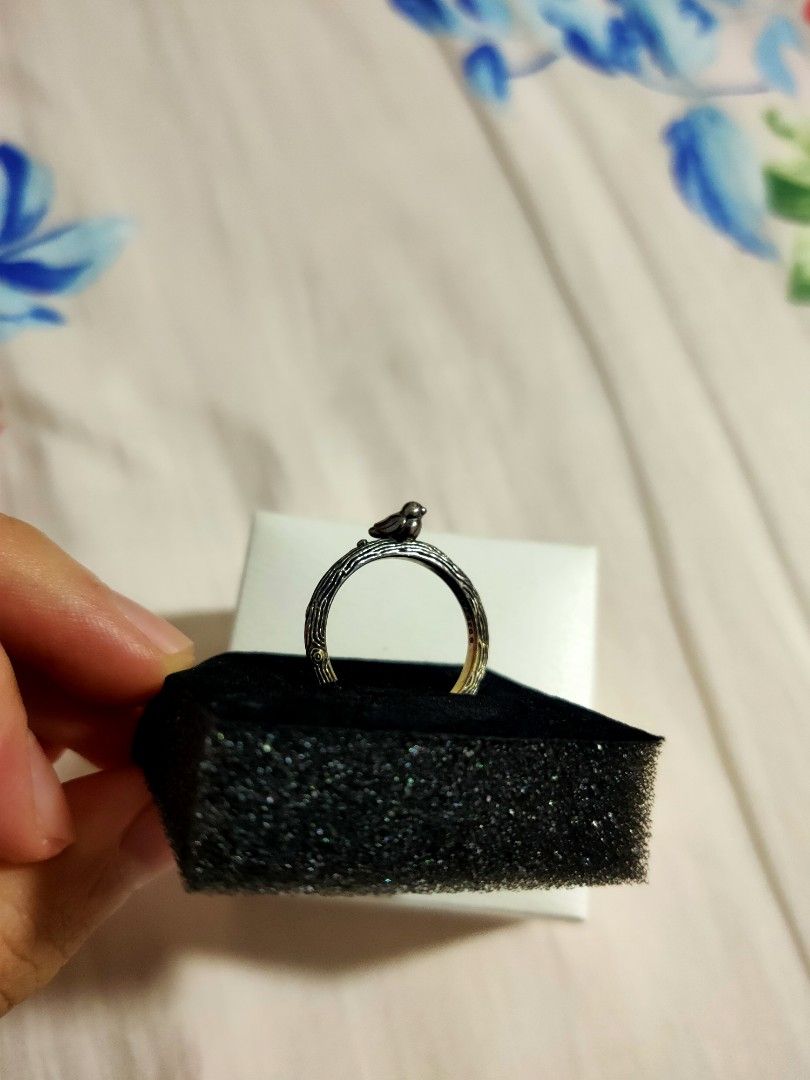 Pandora spring bird ring shop