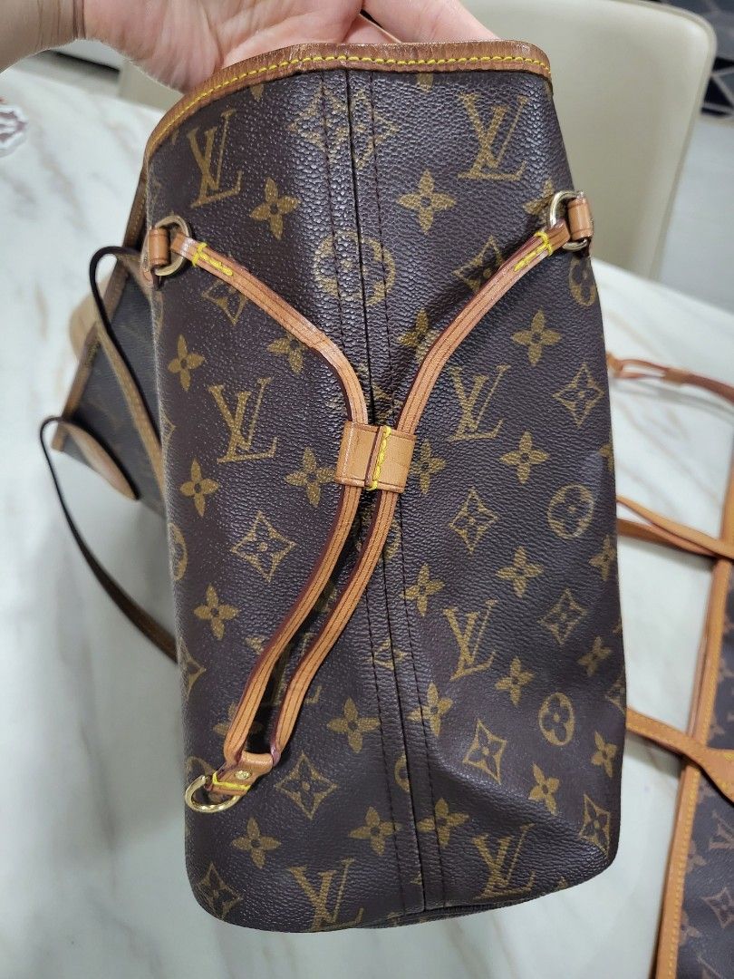 Patina LV Neverfull MM size, Luxury, Bags & Wallets on Carousell