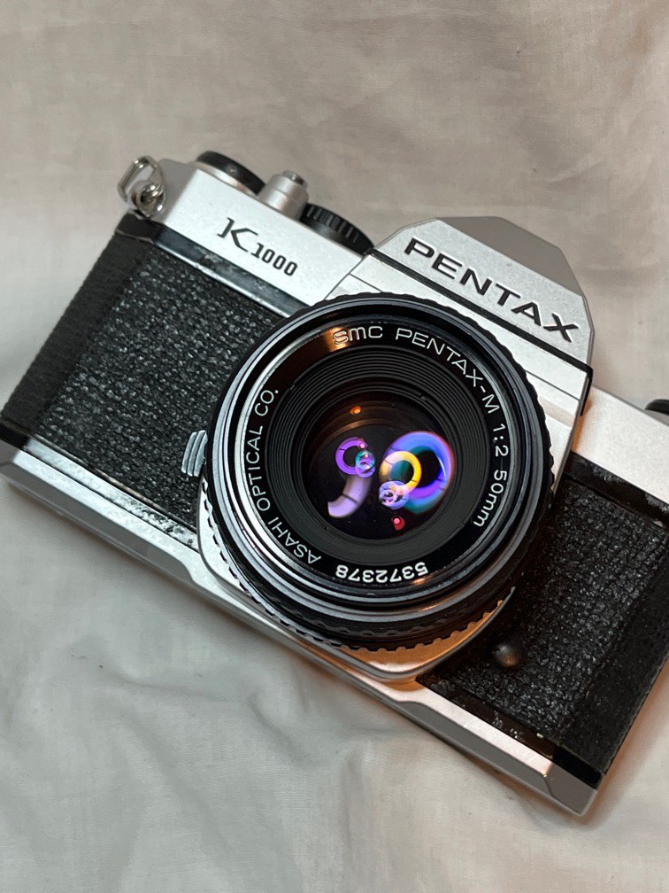 PENTAX K1000 & Lens, Photography, Cameras on Carousell