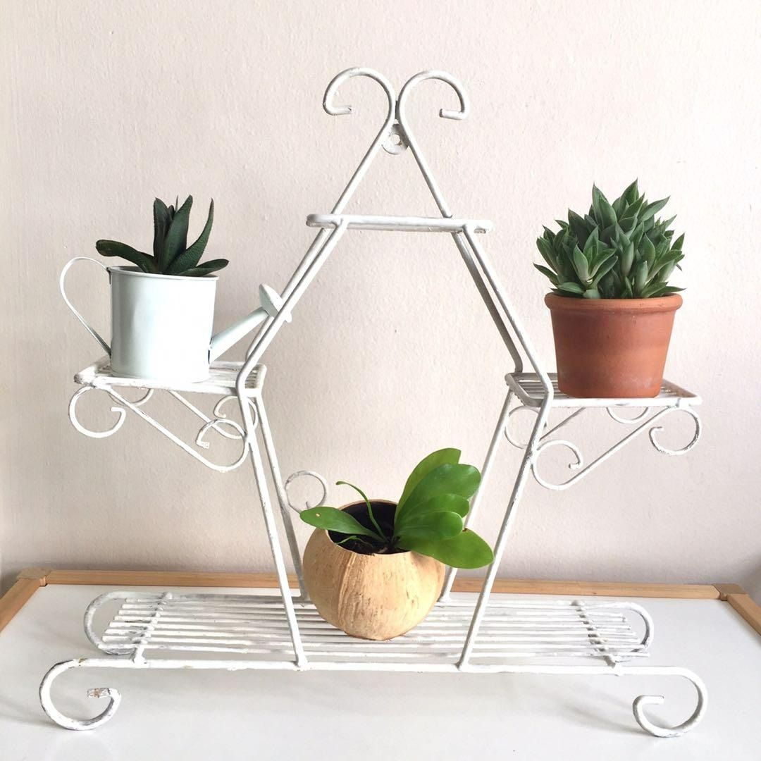plant stand - metal, furniture & home living, gardening, pots