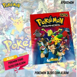 Pokemon Staks Tazos Coin Album
